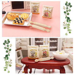 Mini Wooden Rolling Pin&nbsp;DJEW-OC0001-14