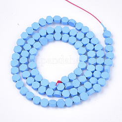 Spray Painted Non-magnetic Synthetic Hematite Beads Strands&nbsp;G-T116-03A-03