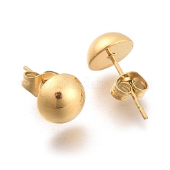 Half Round 304 Stainless Steel Jewelry Sets&nbsp;SJEW-M097-24G