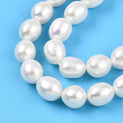Natural Cultured Freshwater Pearl Beads Strands&nbsp;PEAR-N012-07Z-01