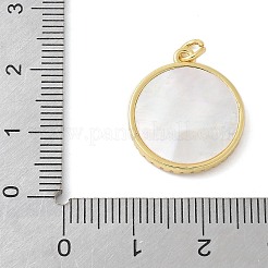 Brass Micro Pave Cubic Zirconia Pendants&nbsp;KK-K298-16G-02