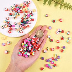 280Pcs 14 Style Handmade Polymer Clay Beads&nbsp;CLAY-SZ0001-56