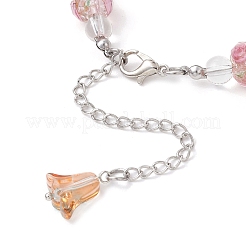 2Pcs 2 Colors Lampwork Beaded Bracelets for Women&nbsp;BJEW-JB12135