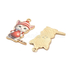 Christmas Alloy Enamel Pendants&nbsp;ENAM-K069-43A