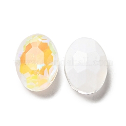 Mocha Fluorescent Style Glass Rhinestone Cabochons&nbsp;GGLA-M005-01A-001MK