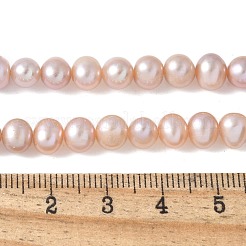 Natural Cultured Freshwater Pearl Beads Strands&nbsp;PEAR-I007-07O-05B
