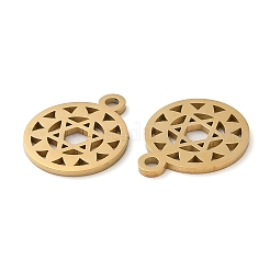 Ion Plating(IP) Chakra Theme 304 Stainless Steel Pendants&nbsp;STAS-Q303-04G