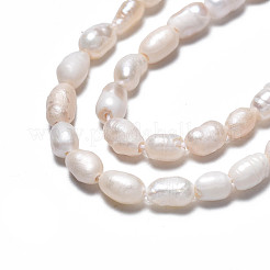 Natural Cultured Freshwater Pearl Beads Strands&nbsp;PEAR-N012-03C
