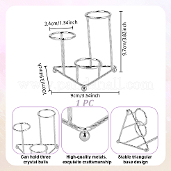 Alloy Crystal Ball Holders&nbsp;ODIS-WH0078-97P