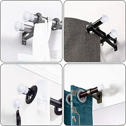 Plastic Curtain Rod Head&nbsp;FIND-WH0419-86C