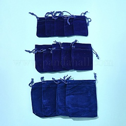 18Pcs 3 Styles Rectangle Velvet Drawstring Pouches&nbsp;TP-FS0001-04B