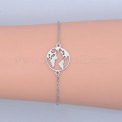 Tarnish Resistant 201 Stainless Steel Link Bracelets&nbsp;BJEW-T011-JN506-1