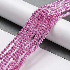 Opaque Baking Paint Glass Beads Strands&nbsp;DGLA-F002-01