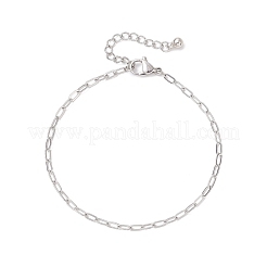 304 Stainless Steel Paperclip Chain Bracelets for Women&nbsp;BJEW-JB12535