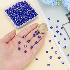 Handmade Evil Eye Lampwork Beads&nbsp;LAMP-ME0001-16A