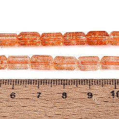 Crackle Transparent Glass Beads Strands&nbsp;GLAA-N068-05A-09