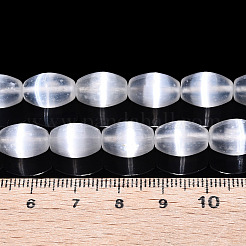 Dyed Natural Selenite Beads Strands&nbsp;G-T138-233A