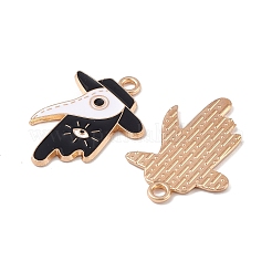 Alloy Enamel Pendants&nbsp;ENAM-M054-05KCG