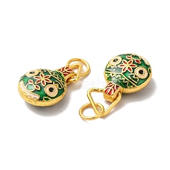 Zinc Alloy Enamel Pendants&nbsp;PALLOY-M210-01G-01