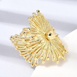 Brass Cuff Open Rings&nbsp;RJEW-D346-02G