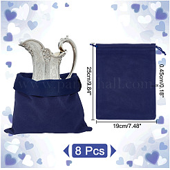 Velvet Drawstring Gift Bags&nbsp;FIND-WH0155-034C