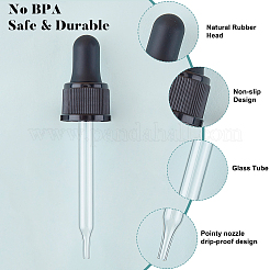 Glass Teardrop Set Transfer Graduated Pipettes&nbsp;TOOL-PH0001-06