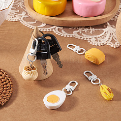 10Pcs 10 Styles Opaque Resin Imitation Food Pendants&nbsp;AJEW-TADJ0001-25
