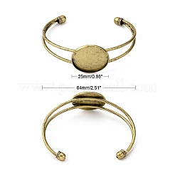 Brass Cuff Bangle Making&nbsp;MAK-S001-SZ016AB-25