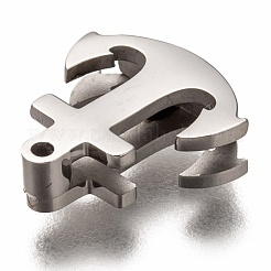 Non-Tarnish 304 Stainless Steel Slide Charms&nbsp;STAS-P270-13P
