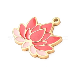 304 Stainless Steel with Red Enamel Pendants&nbsp;SA-CBA061A-05G