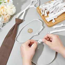 16Pcs Adjustable Polyester Elastic Bow Tie Extender Bands&nbsp;FIND-BC0005-75B-01