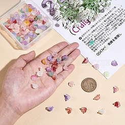 100Pcs Transparent Spray Painted Glass Beads&nbsp;GLAA-CJ0001-62