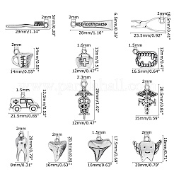 Tibetan Style Alloy Pendants&nbsp;TIBEP-PH0001-16AS-RS