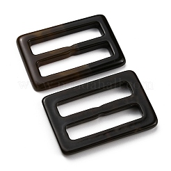 Rectangle Shape Resin Buckle Clasps&nbsp;RESI-WH0035-25A-04
