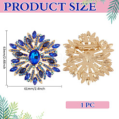 1Pc Alloy Rhinestone Brooches&nbsp;JEWB-MA0001-01B