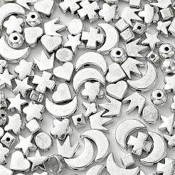 200Pcs 10 Styles Tibetan Style Alloy Beads&nbsp;TIBEB-CJ0001-25