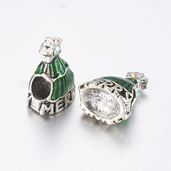 Tibetan Style Alloy European Beads&nbsp;ENAM-G120-01AS
