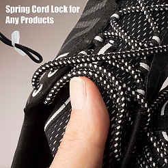 36Pcs 12 Colors Plastic Cord Locks Clip Ends&nbsp;KY-DC0001-21