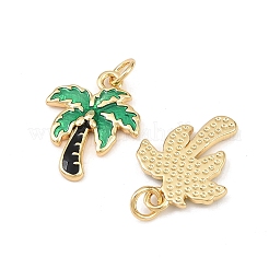 Brass Enamel Pendants&nbsp;KK-L251-30G