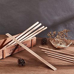 36Pcs 6 Style Beech Wood Sticks&nbsp;DIY-OC0009-26