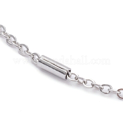 Tarnish Resistant 304 Stainless Steel Cable Chains Anklets&nbsp;AJEW-AN00392-01