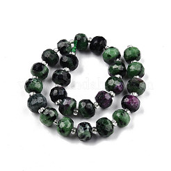 Natural Ruby Zoisite Beads Strands&nbsp;G-N327-08W