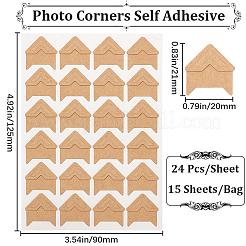 15 Sheets Photo Mounting Corners&nbsp;DIY-GF0007-23