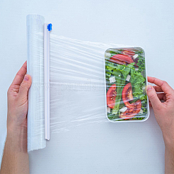 Plastic Reusable Cling Film Slide Cutter&nbsp;AJEW-WH0314-257B
