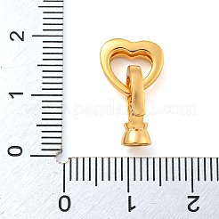 925 Sterling Silver Micro Pave Clear Cubic Zirconia Fold Over Clasps&nbsp;STER-B005-45G