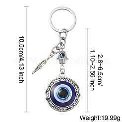 Alloy & Resin Keychain&nbsp;KEYC-YW00115