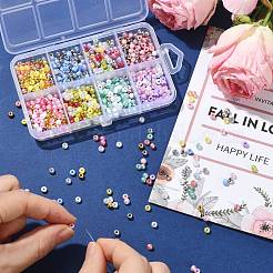 800Pcs 8 Colors Opaque Acrylic Beads&nbsp;OACR-CJ0002-61