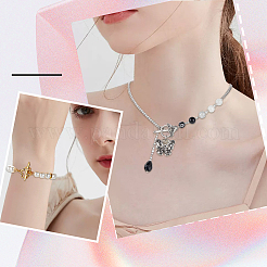 96Pcs 12 Styles Tibetan Style Toggle Clasps&nbsp;FIND-SC0009-16