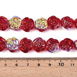 Electroplate Glass Beads&nbsp;EGLA-T025-02A