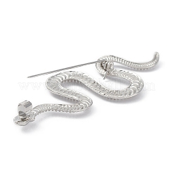 Alloy Snake Brooch Pin&nbsp;JEWB-M027-04P